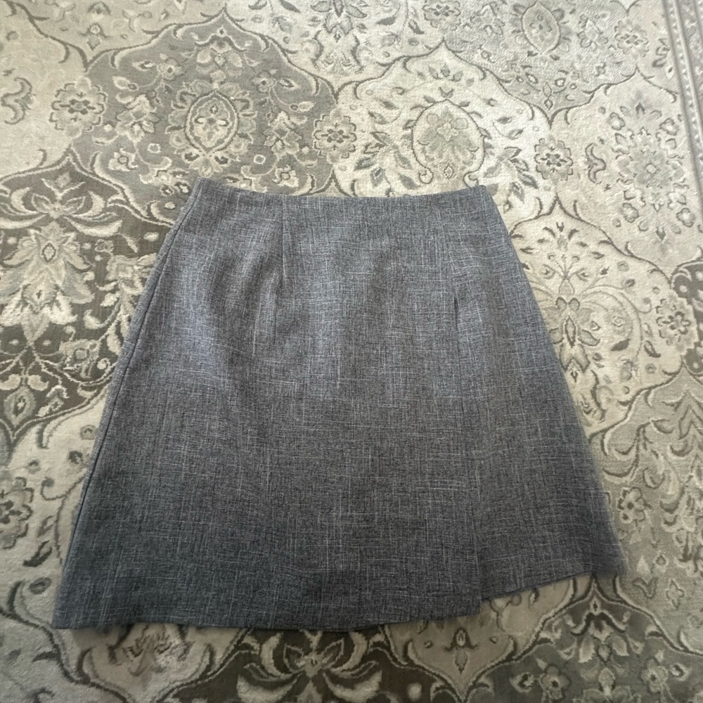 Elegant Charcoal Midi Skirt